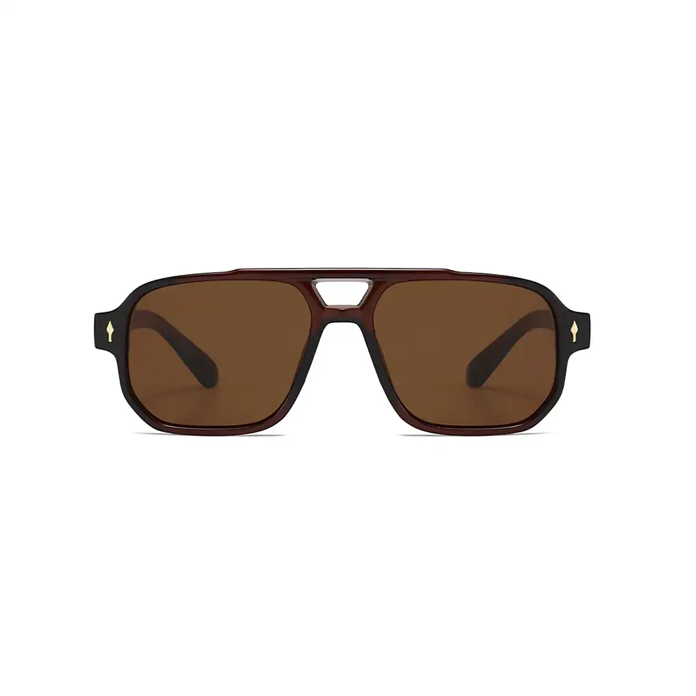 Classic Refined Round Oversized Gradient Lens UV Protective Fashion Sunglasses