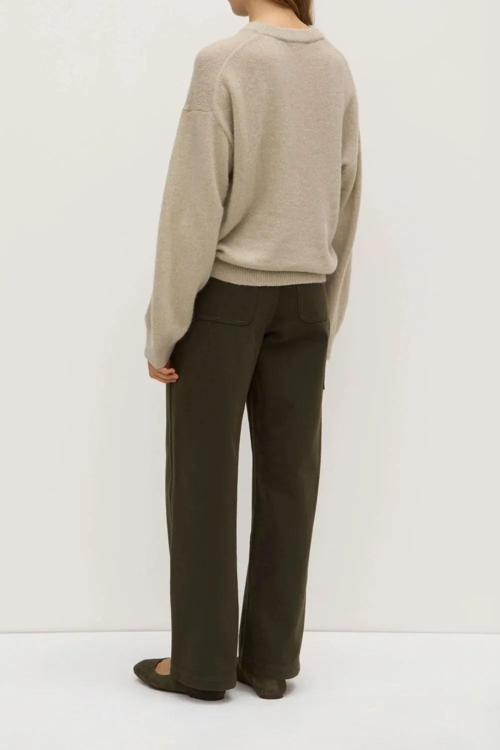 Alpaca Wool Round Neck Sweater