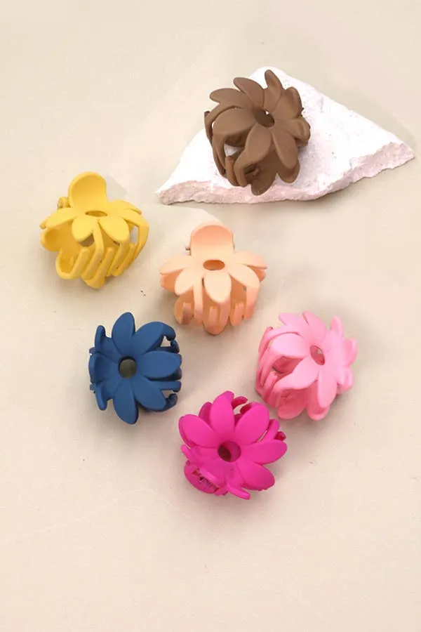 Mini Flower Hair Claw Set