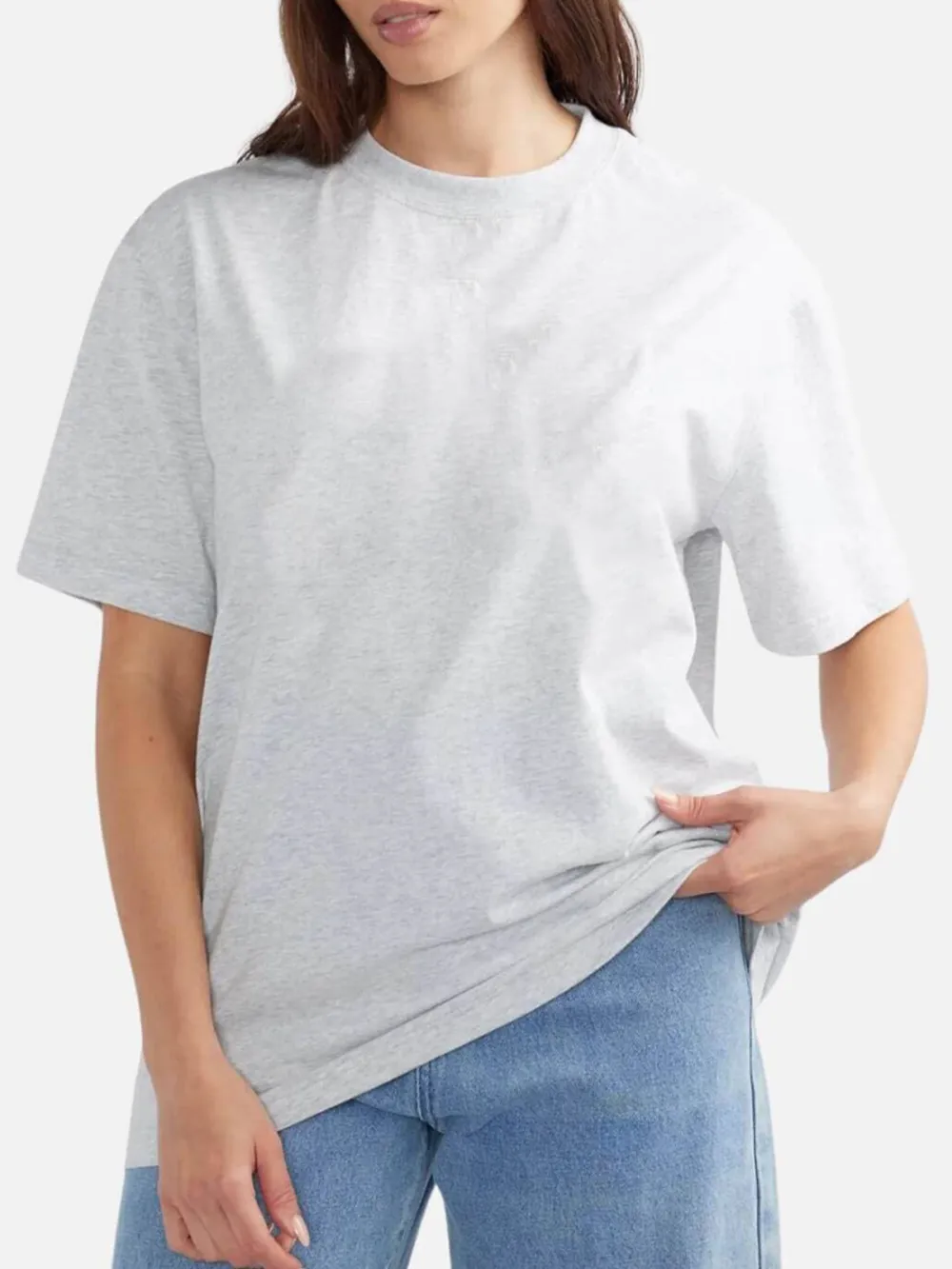 Half Sleeve Crew Neck Top