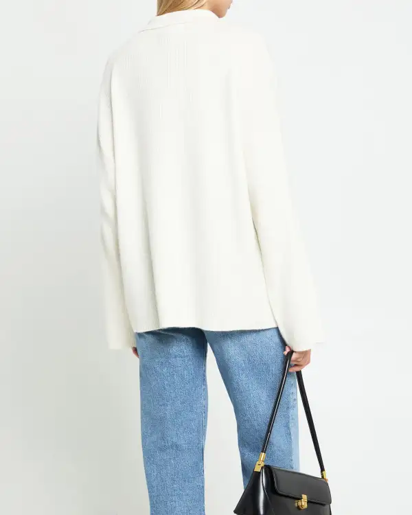 Button Front Knit Cardigan