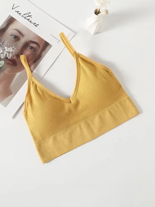 Breathable U-Back Seamless Camisole Sports Bra & Bralette