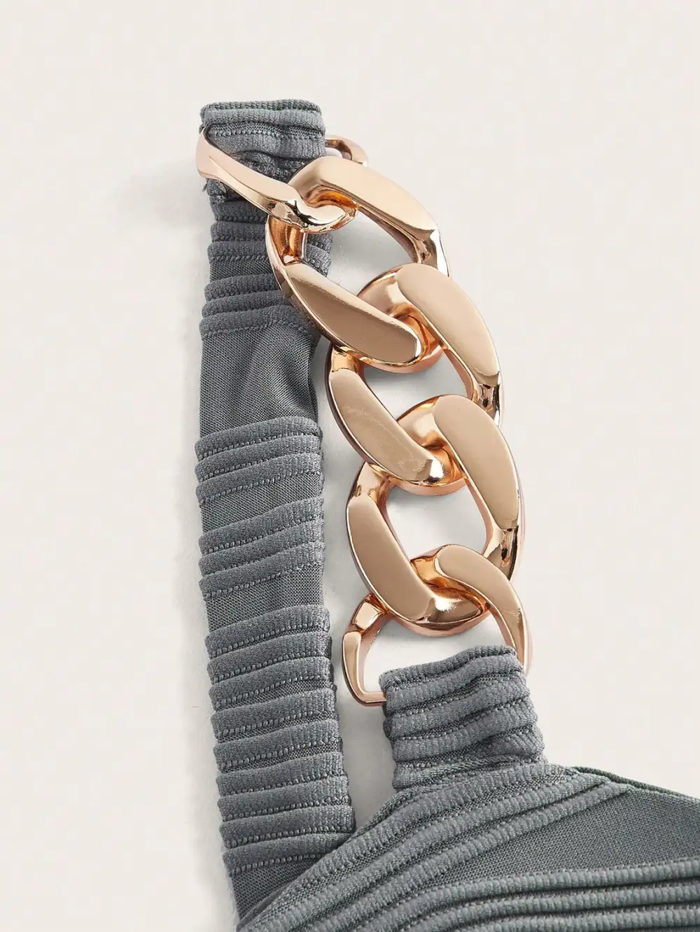 Chain Detail Square Neck Tank Top