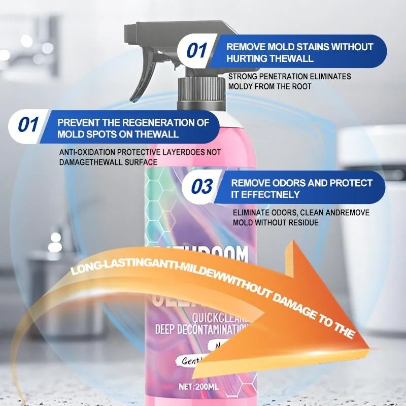 ✨ Bathroom Cleaner: Sparkle in Seconds, No Harsh Fumes