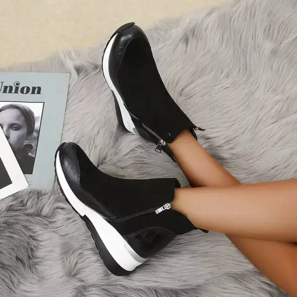 Side-Zip Ankle Boots
