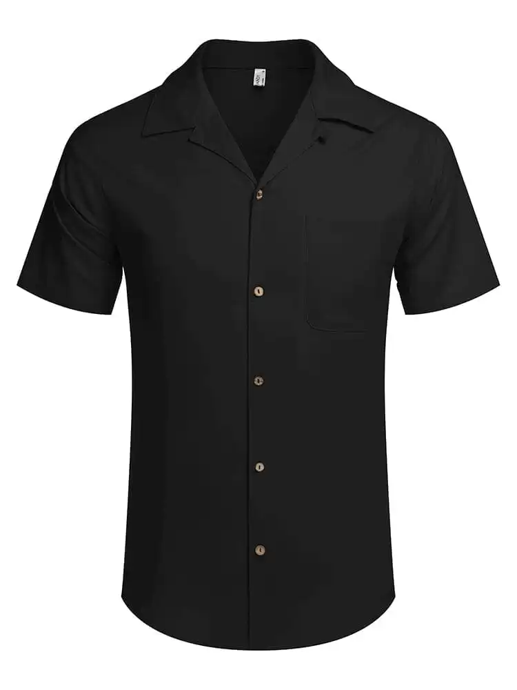 Soft Weave Cotton Linen Printed Shirt