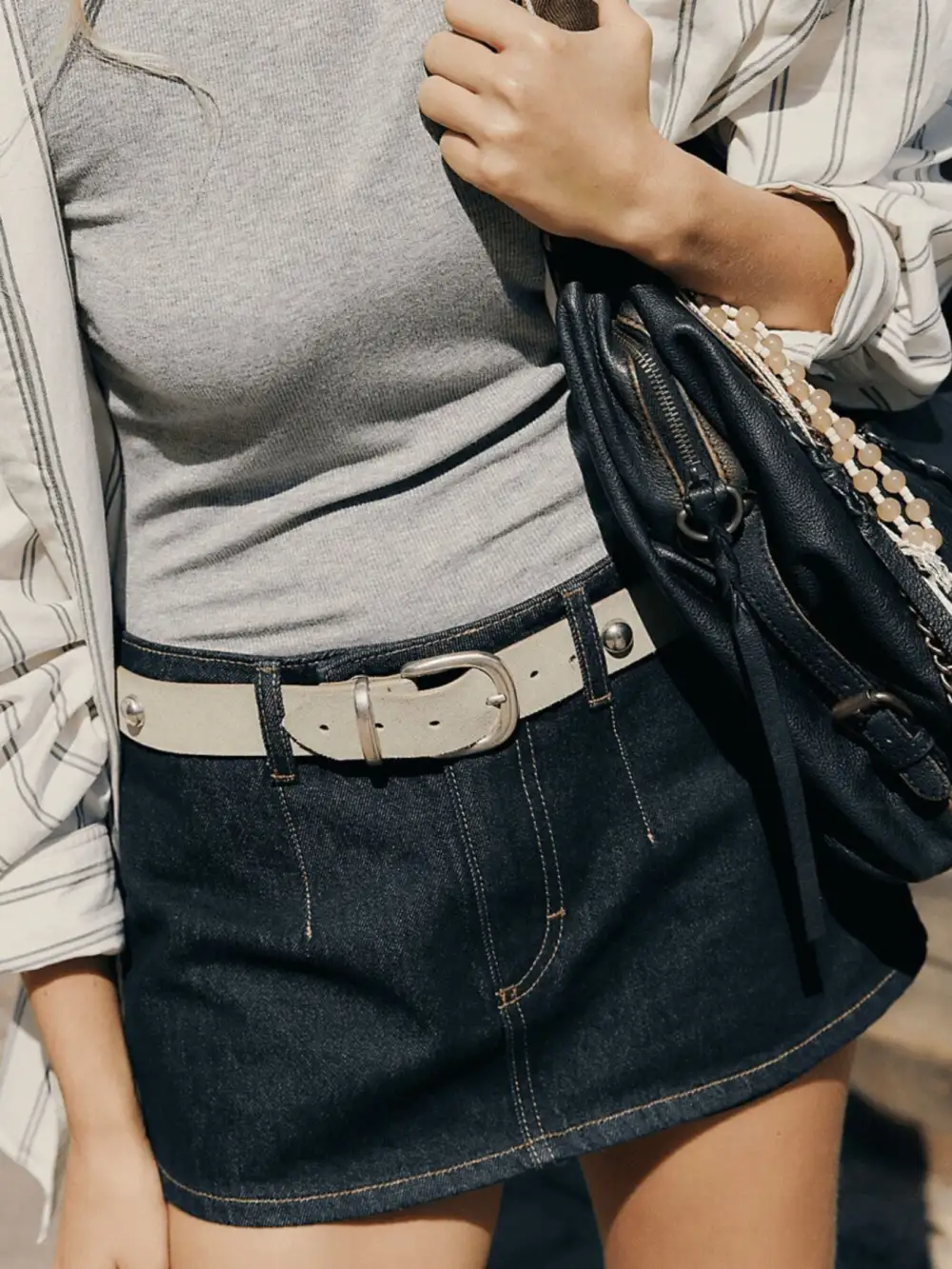 Mini Denim Skort