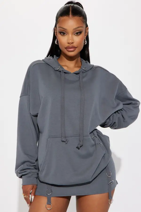 Meeks Skirt Set - Grey