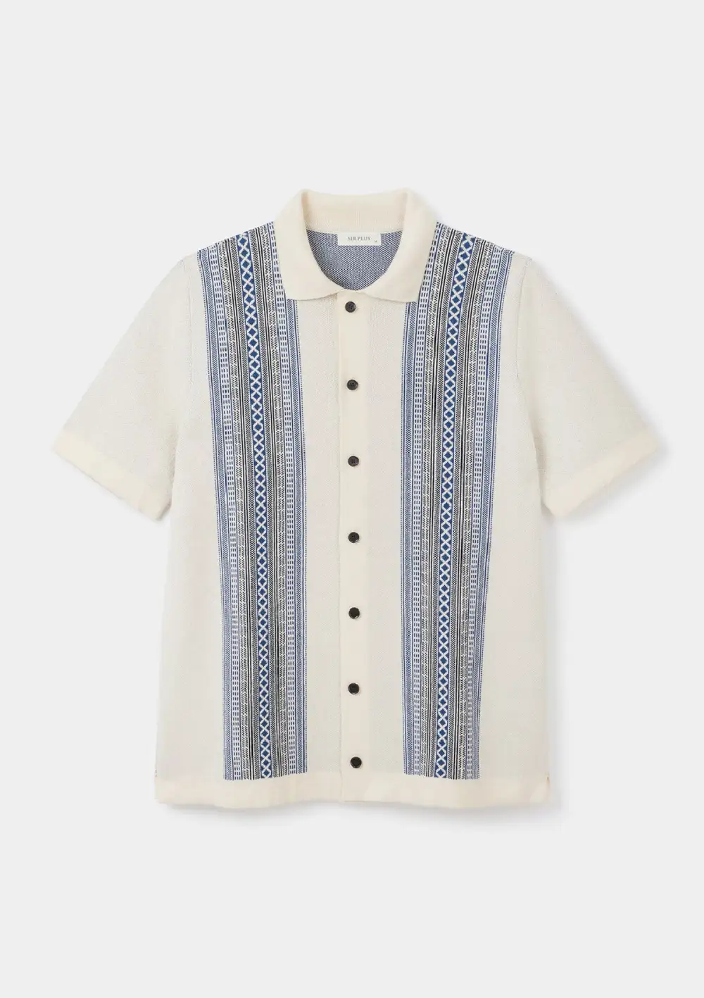 Geo Jacquard-Knit Polo