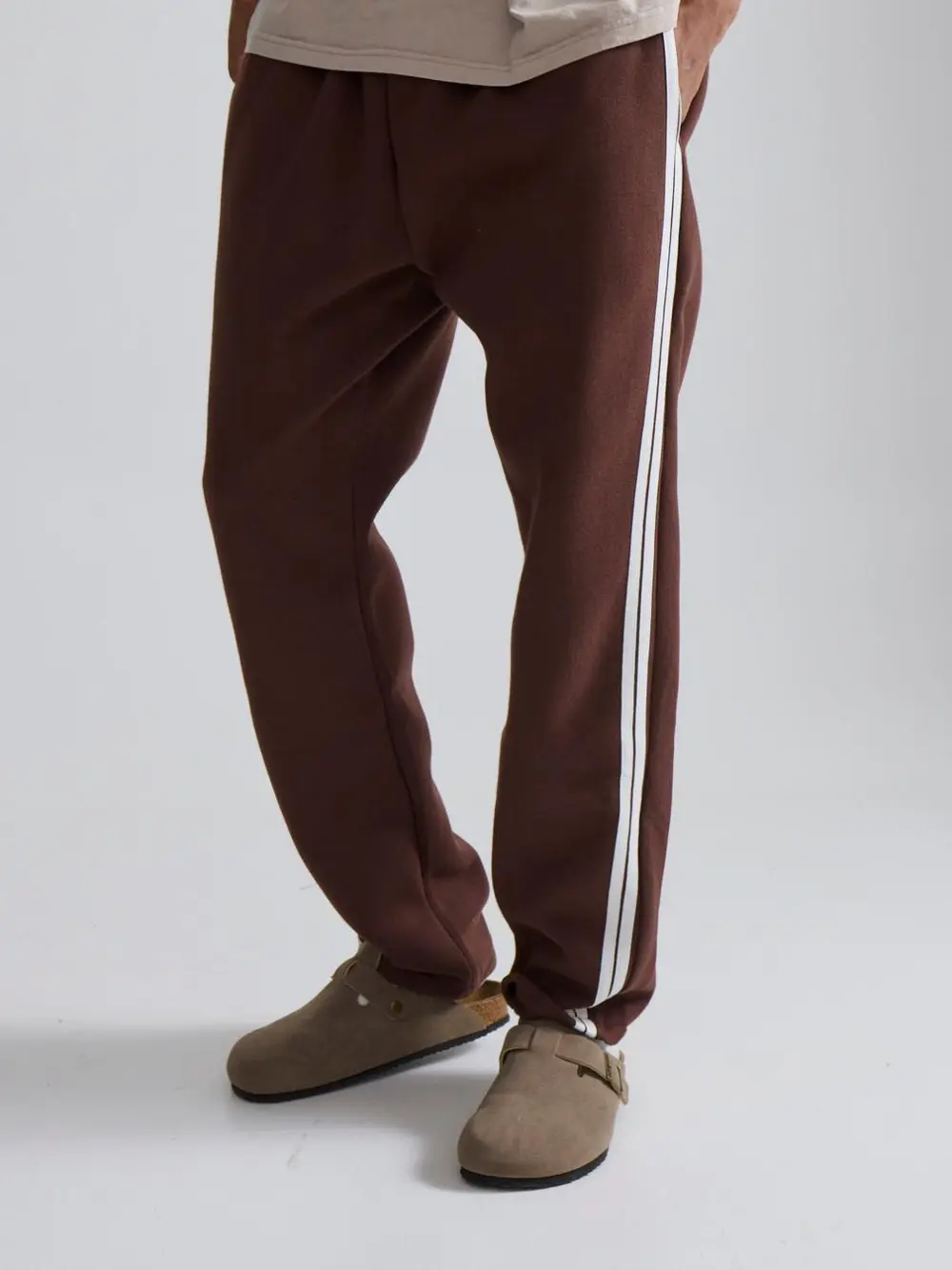 Simple And Comfortable Slim Chocolate Pant