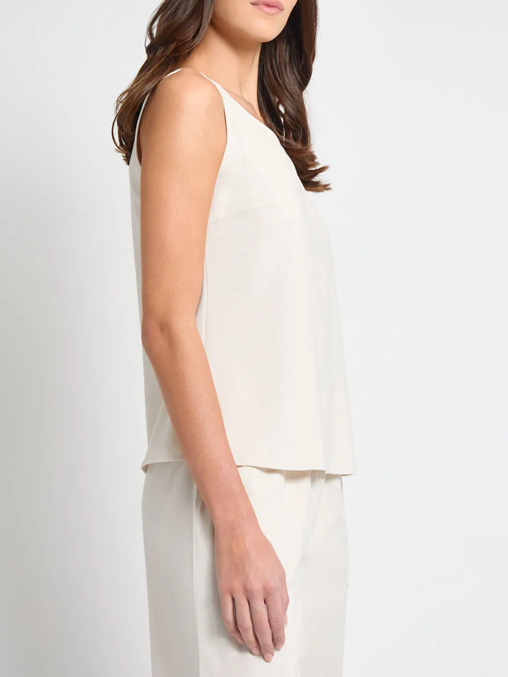 Round Neck Woven Vest