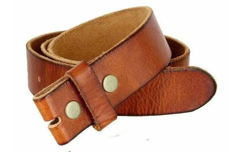 Carved Tooled Belt Strap