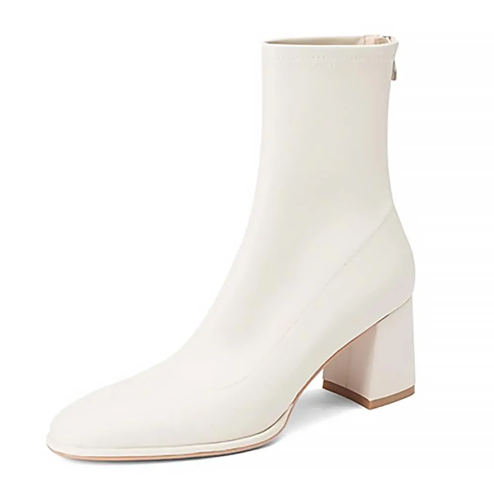 Paris Stories Block Heel Boots