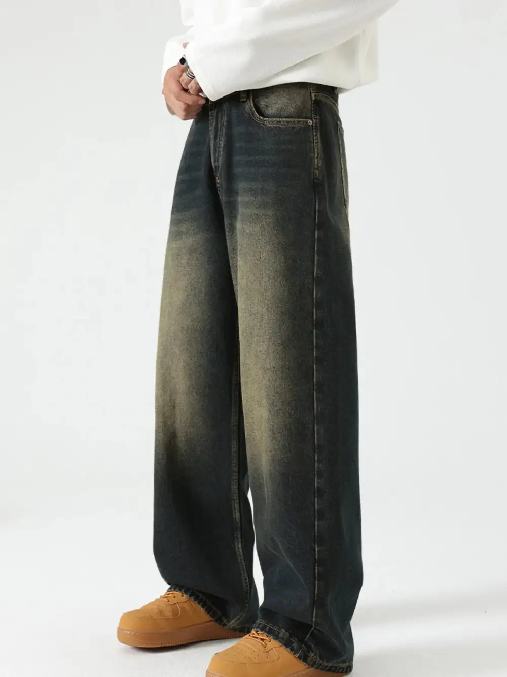 Wide Leg Baggy Jeans