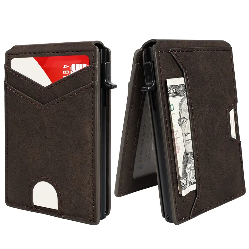 Anti-Theft RFID Aluminum Pop-up Card Holder