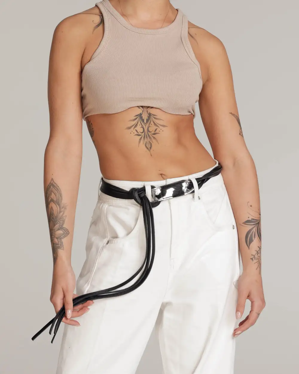Wrap Leather Waist Belt