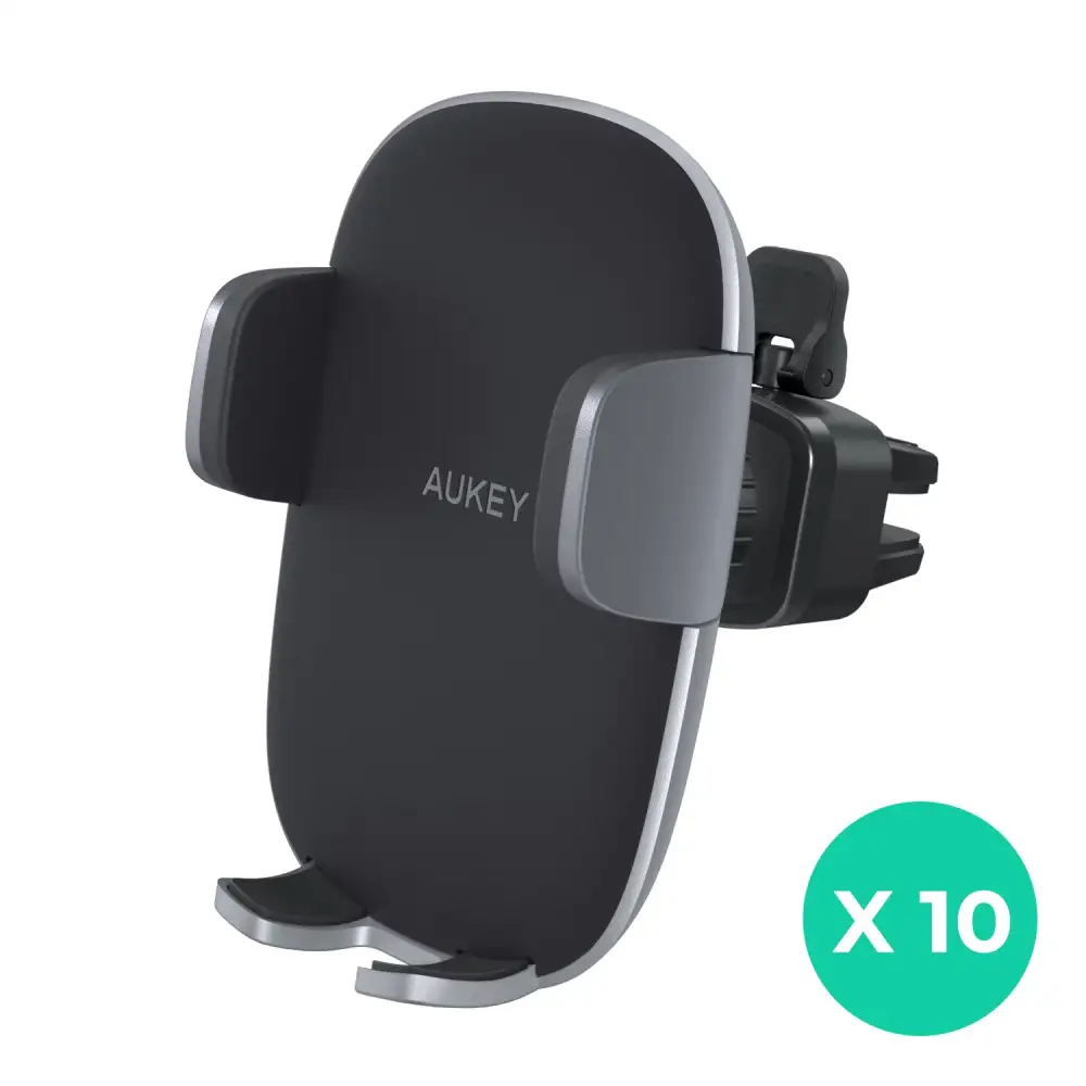 AUKEY Car Mount Phone Holder Strong Suction Easy One Touch Lock/Release 10-Pack Value Bundle