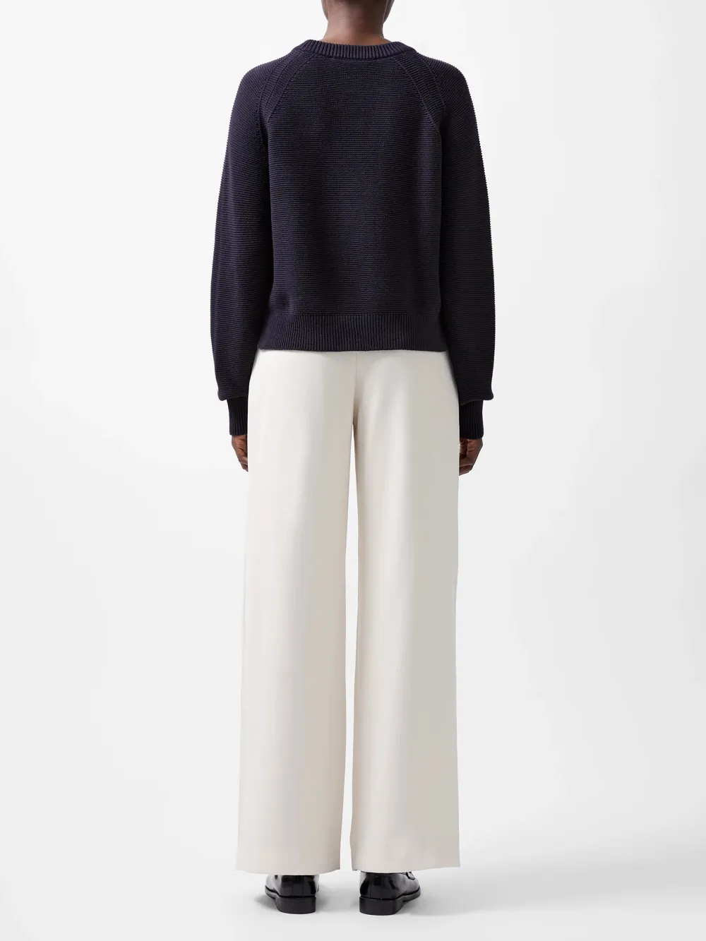 Simple Solid Color Crew Neck Sweater