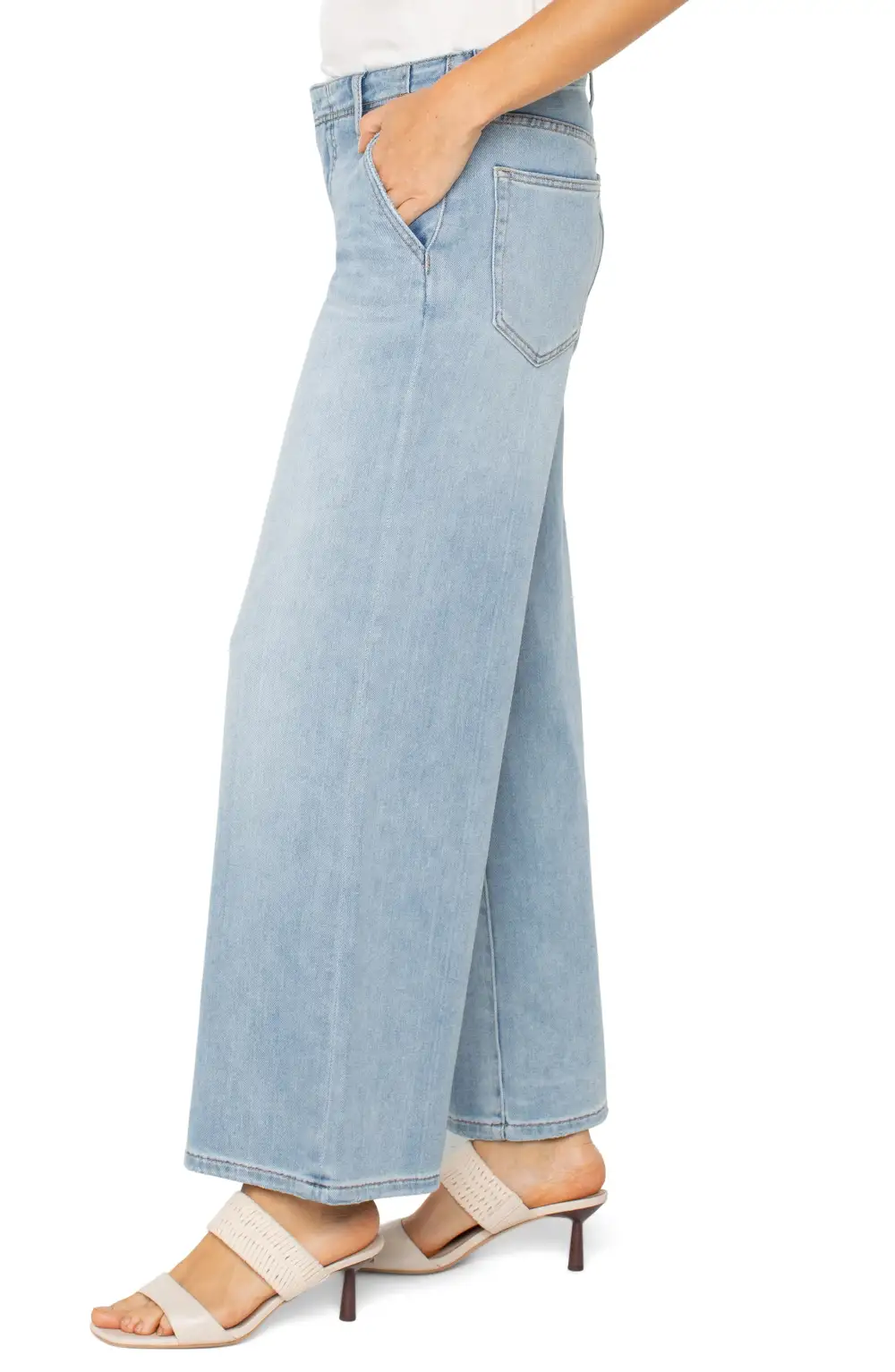 Straight Leg Flare Leg Jeans