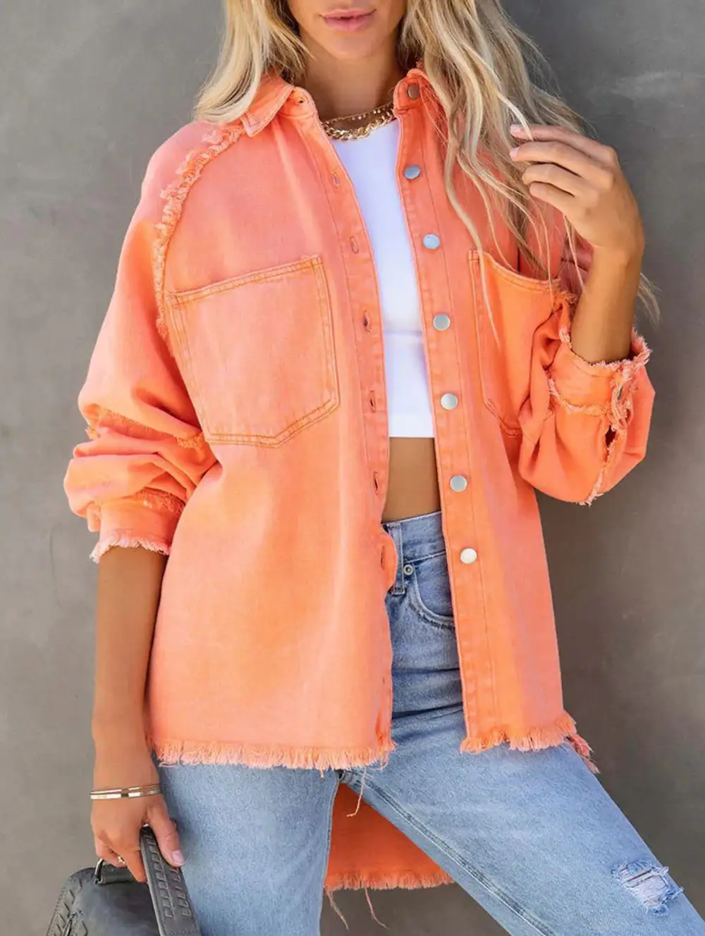 Denim Patchwork Shirt