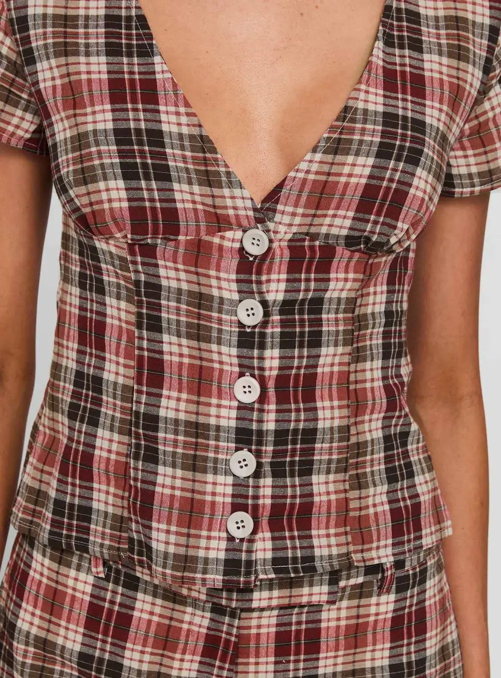 Neat Button Up Blouse