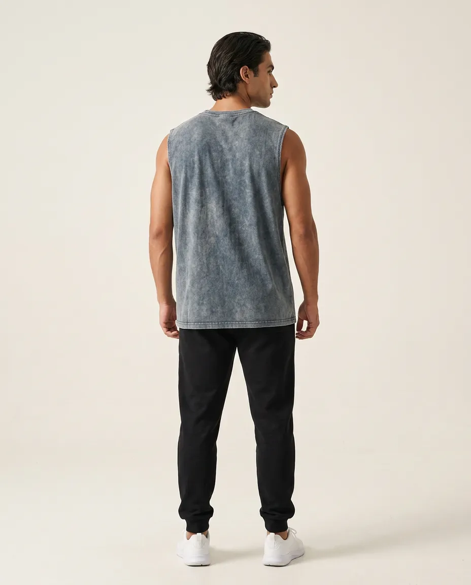 Retro Wash Sleeveless Tank