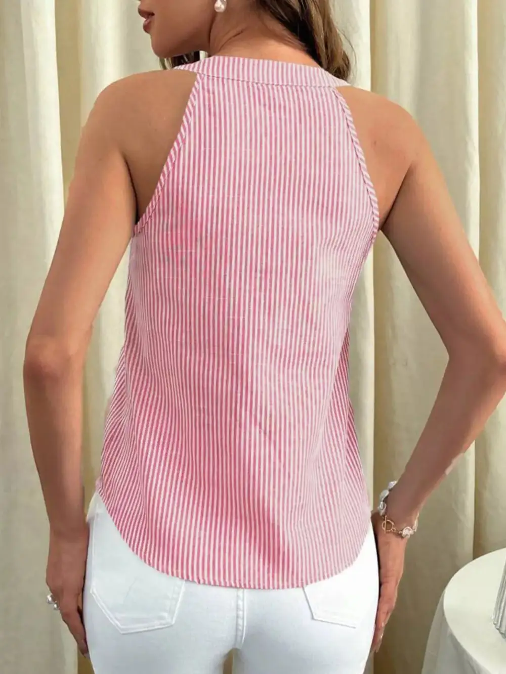 Button Front Tank