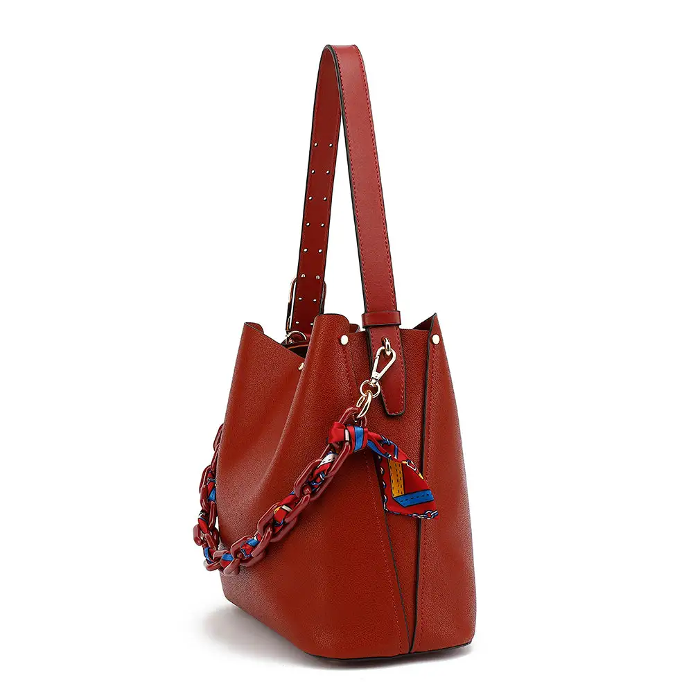 Acrylic Chain Hobo Bag