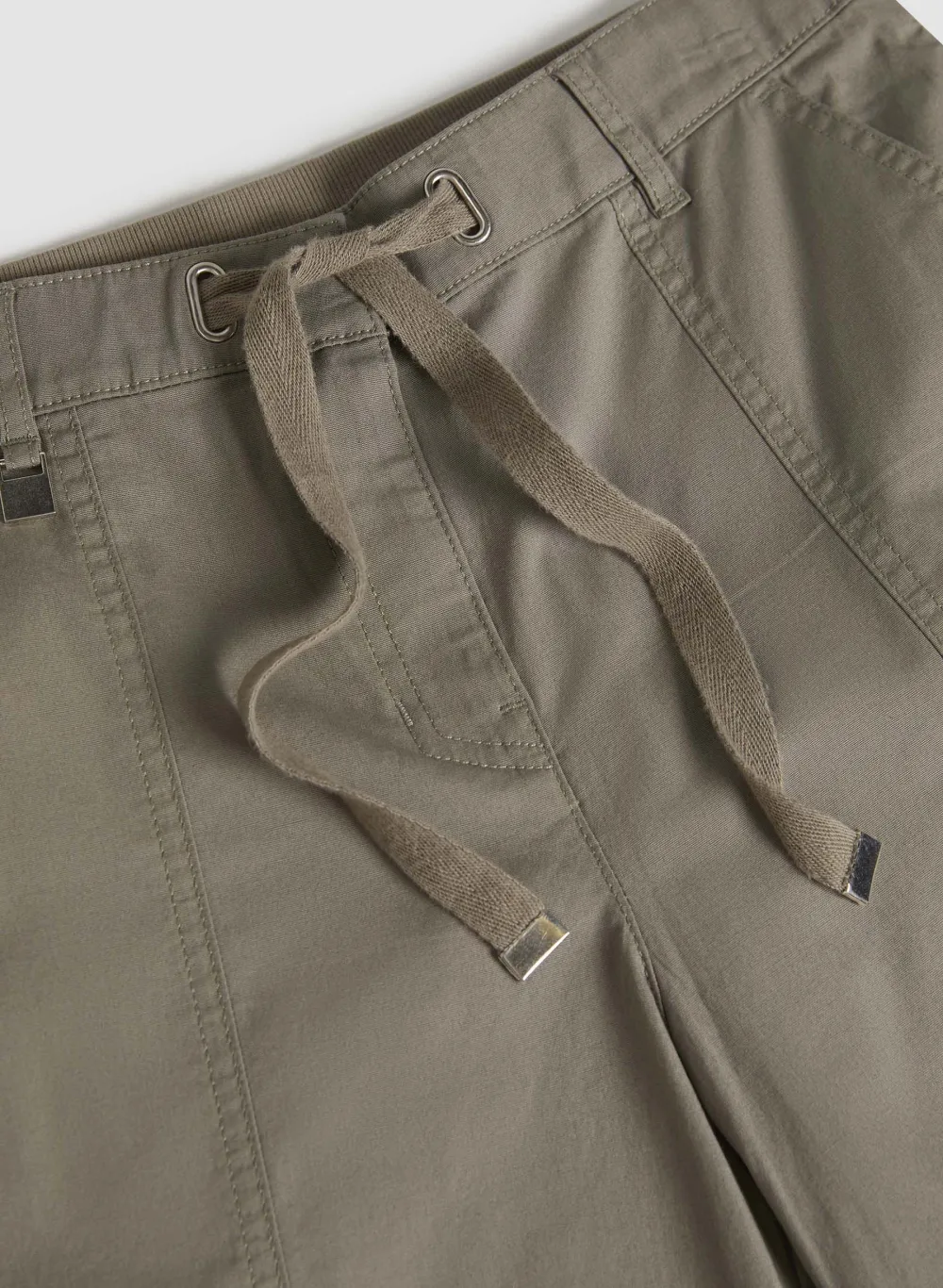 Tropical Green  Drawstring Shorts