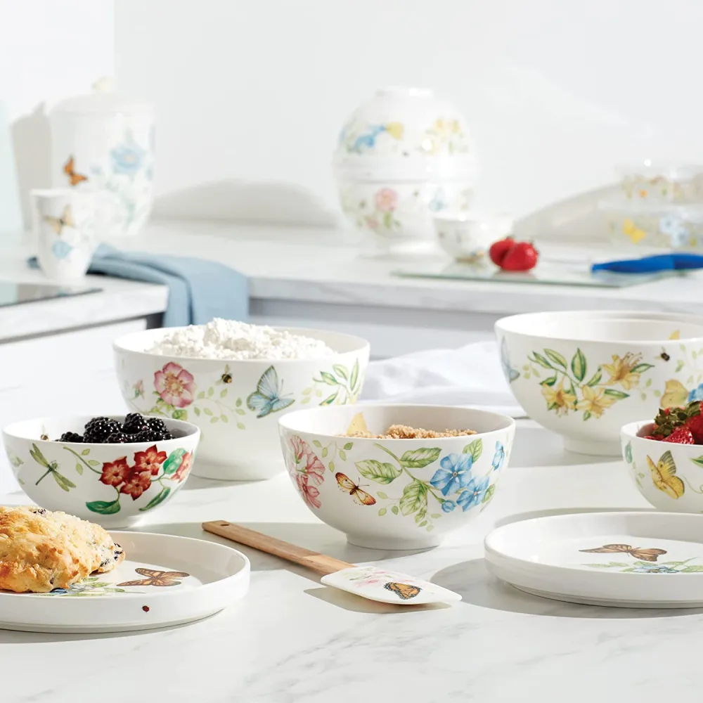 Lenox 865075 Butterfly Meadow 28-Piece Dinnerware Set