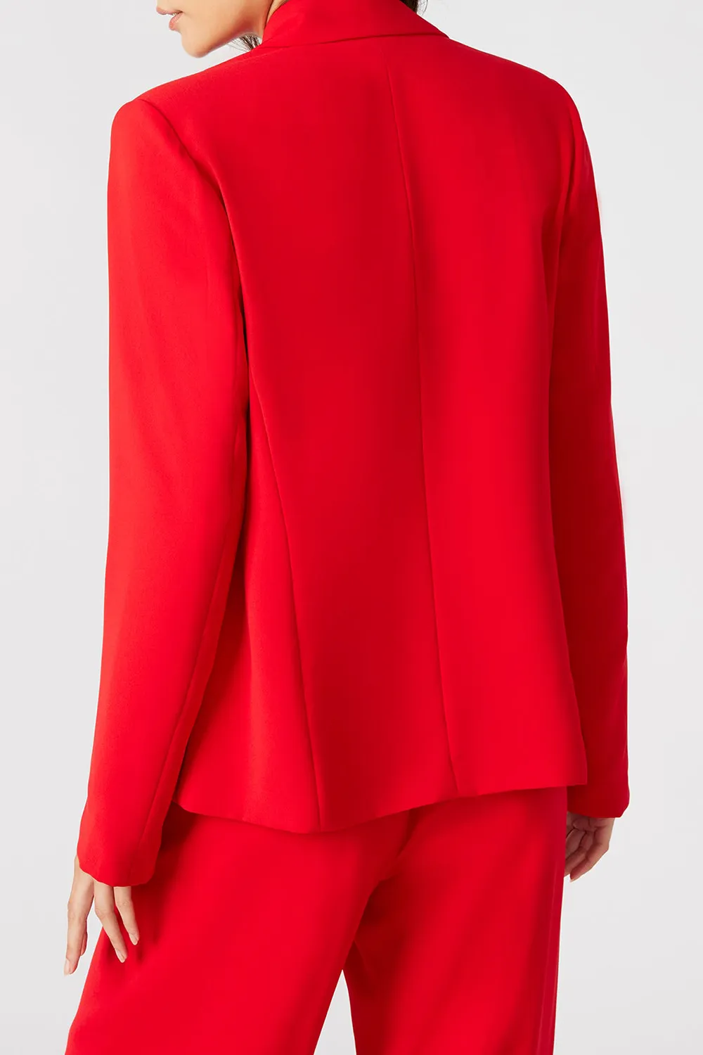 POLYESTER BLAZER PURPLE