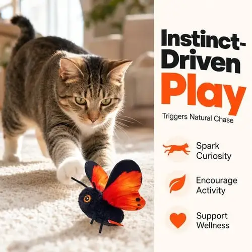 Gravity Pet Laser Cat Teaser Feather Replacement Pet Supplies Cat Toy Self-Play Boredom Relief Bouncing Cat Wand