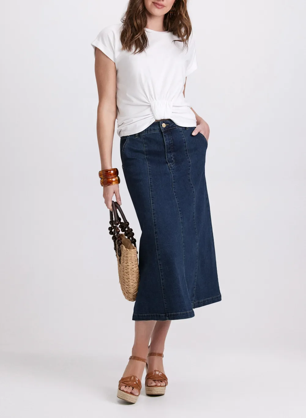 Denim Mermaid Skirt