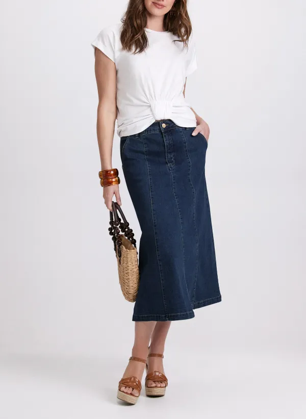 Denim Mermaid Skirt