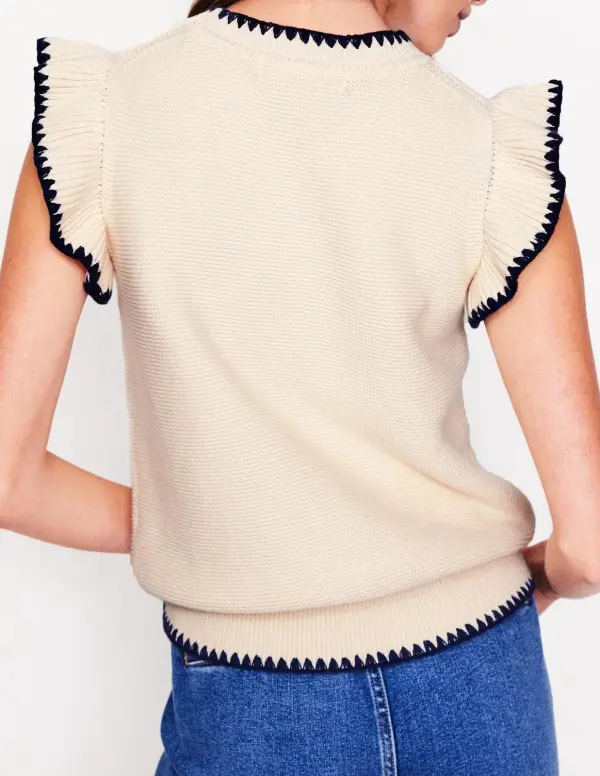 Lena Stitch Detail Vest