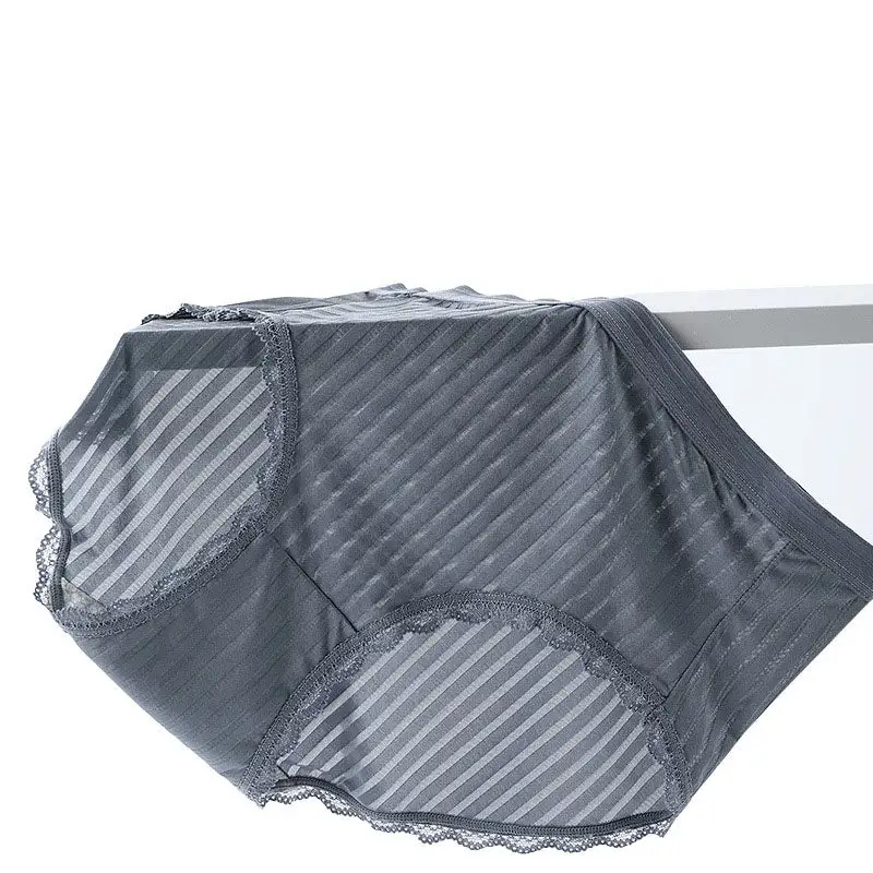 Plus Size High Waist Seamless Breathable Brief Panty