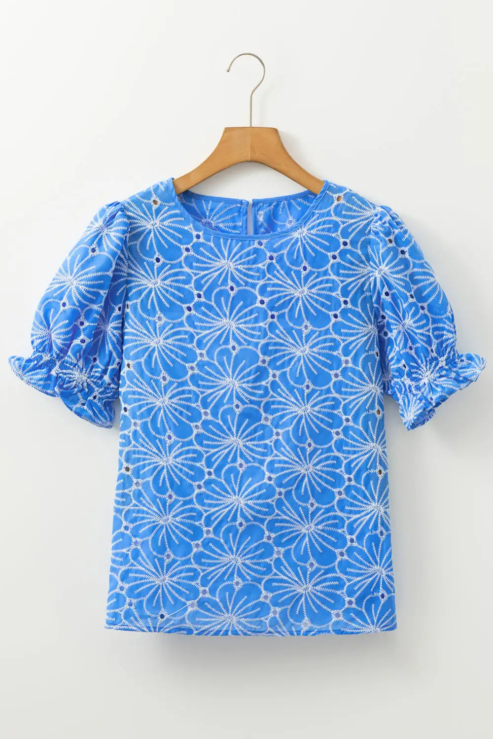 Relaxed Embroidered Floral Blouse