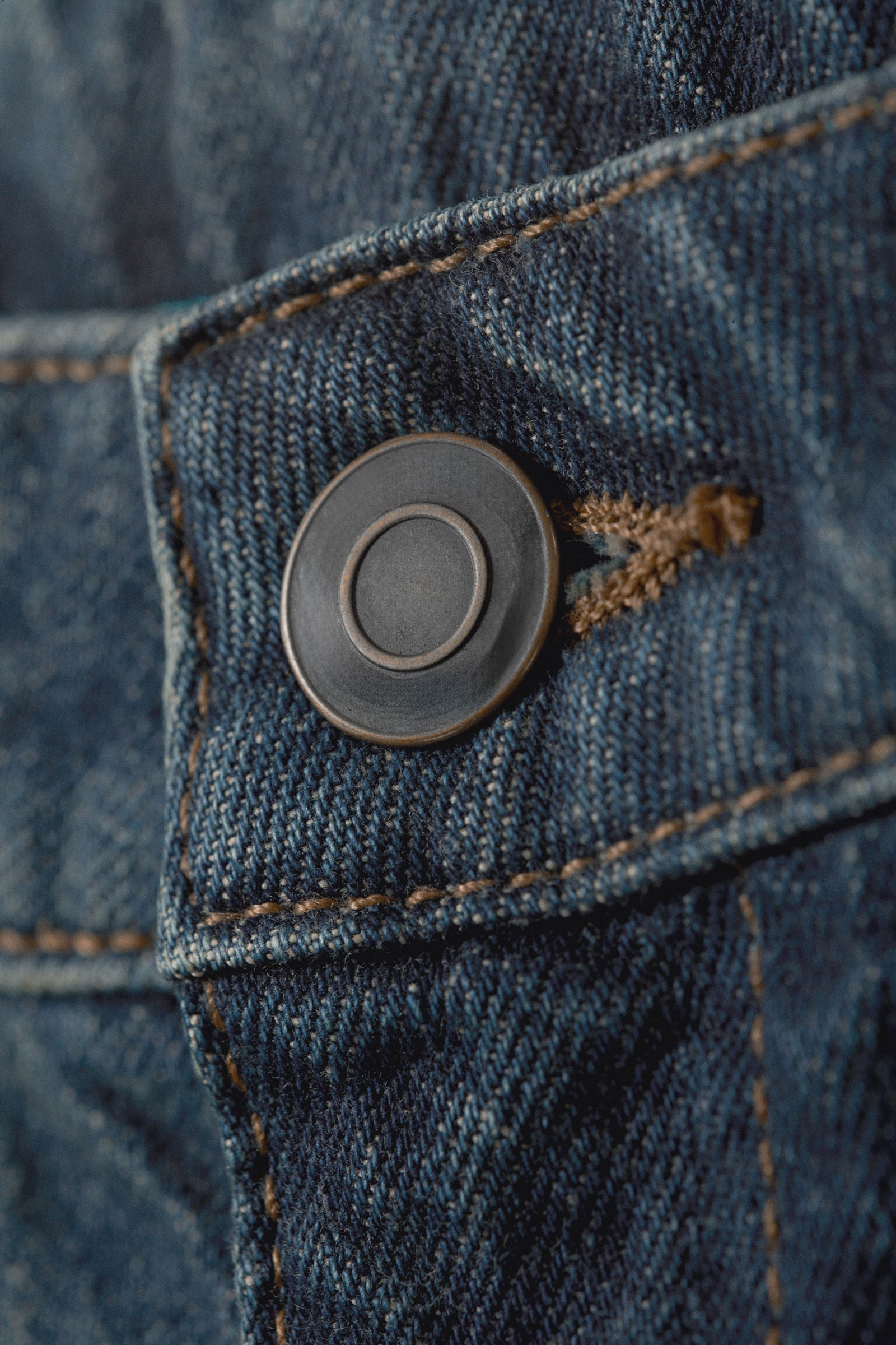 Button Up Wide Leg Jeans