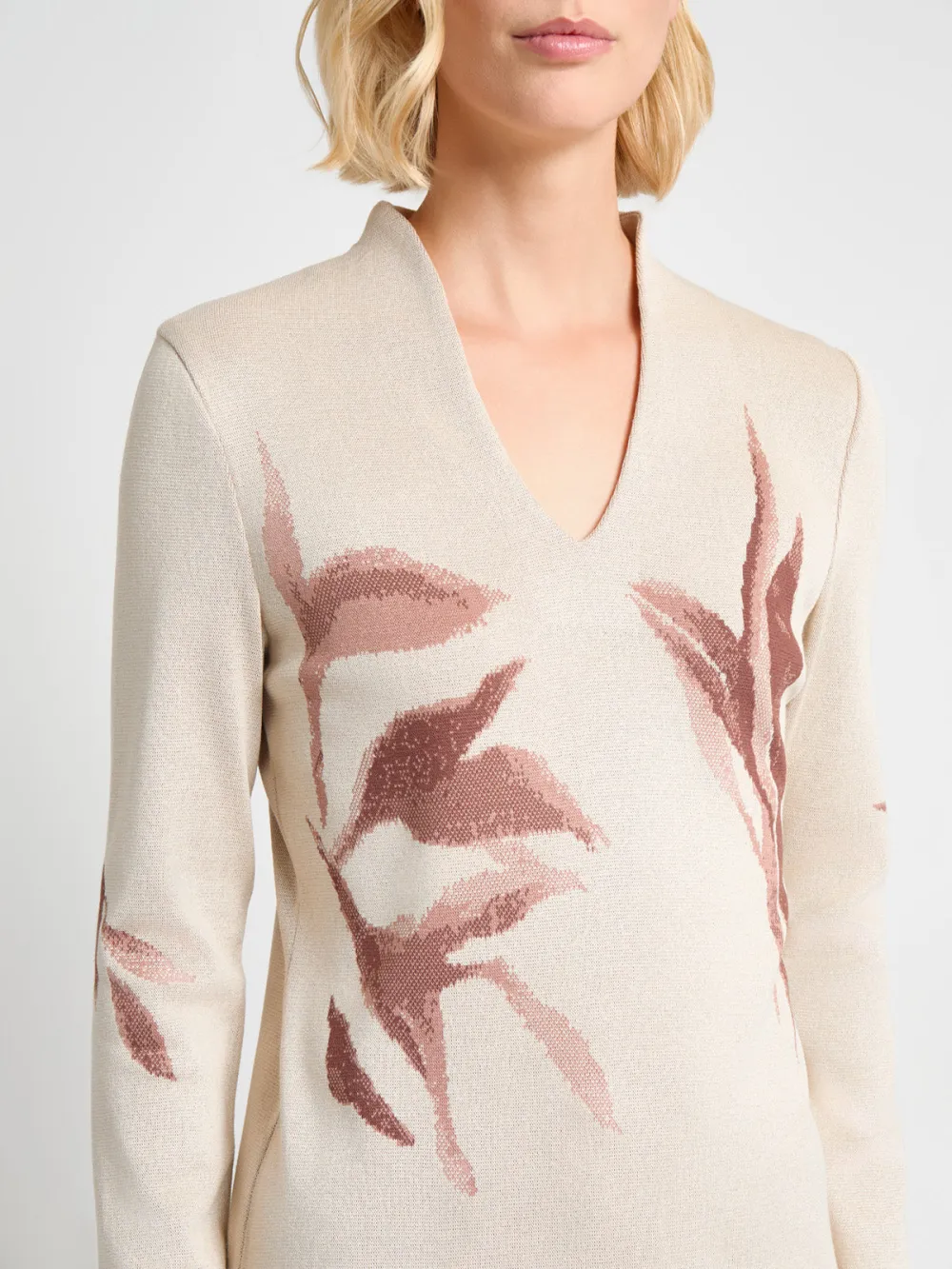 V-Neck Long Sleeved Tunic