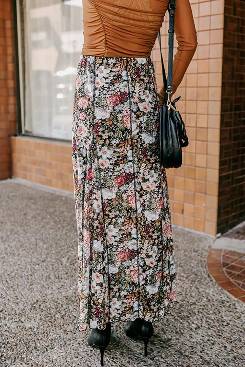 Daytime Maxi Floral Print Skirt