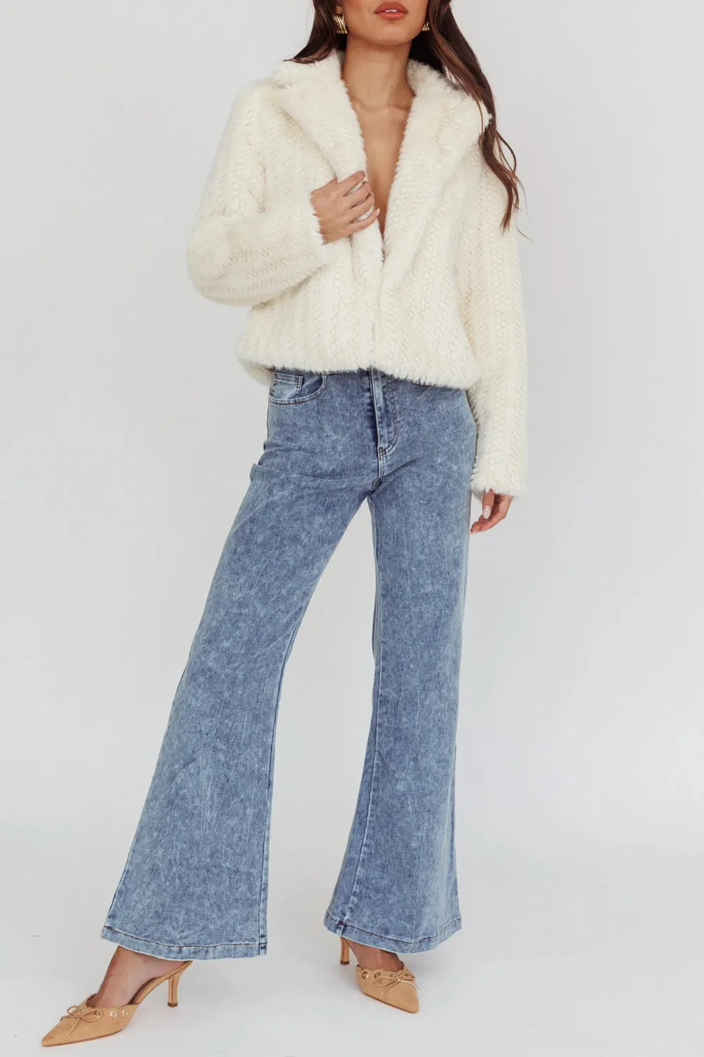 Faux Fur Plush Warm Coat