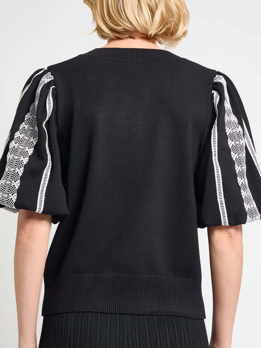 Ribbed Half Sleeve Shirt
