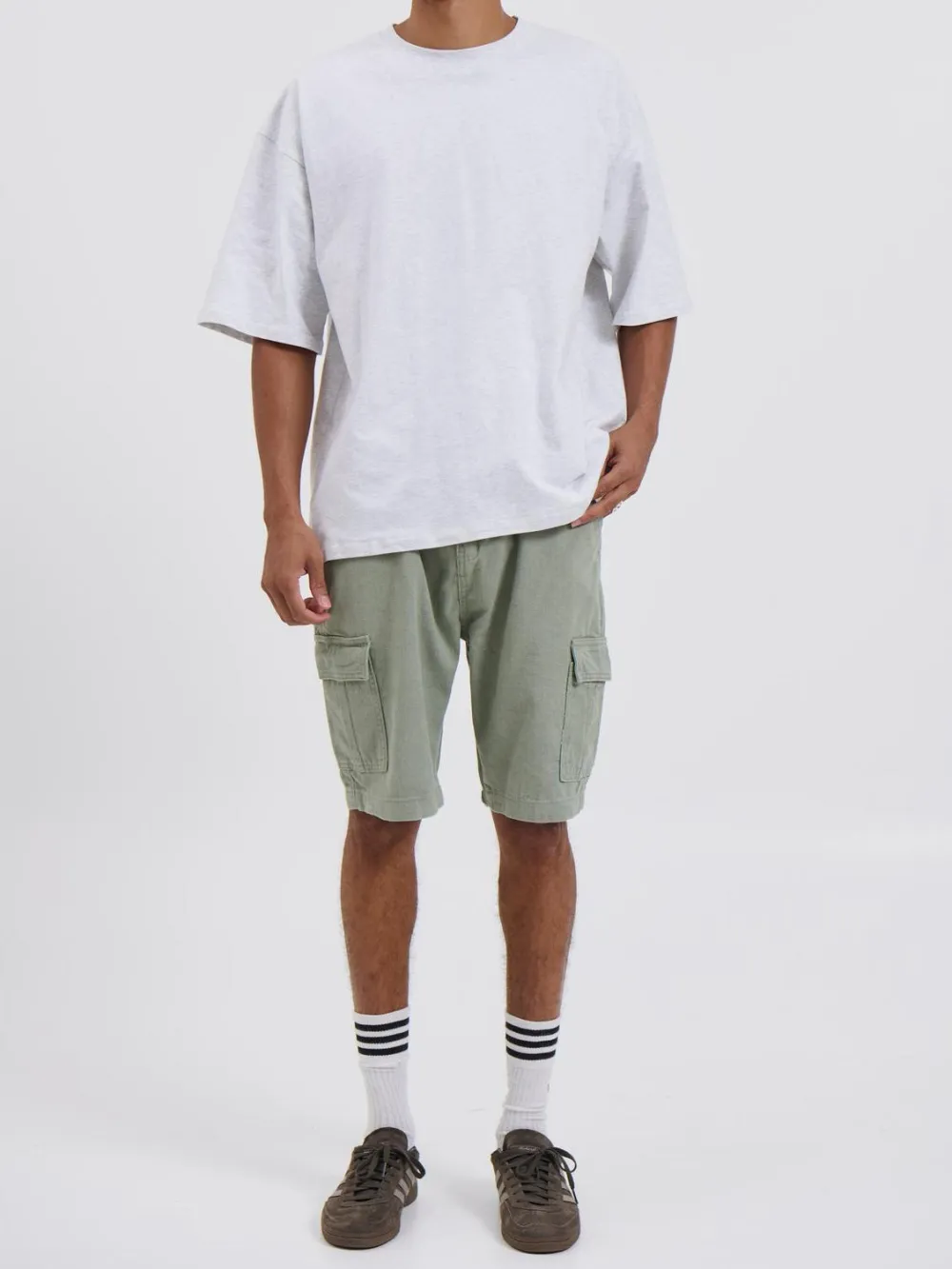 Casual And Daily Comfortable  Khaki Shorts