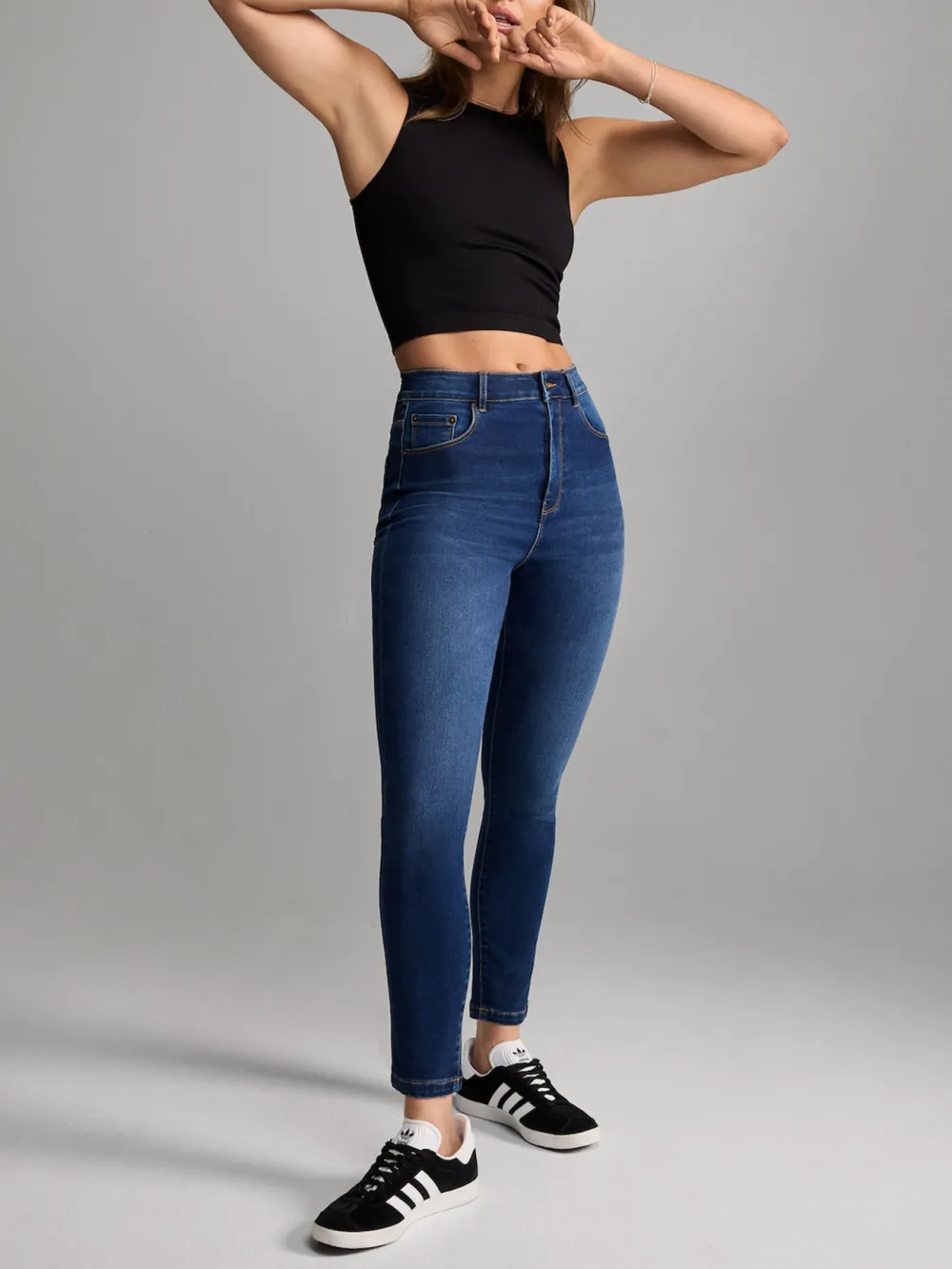 Casual Style Cotton Jean