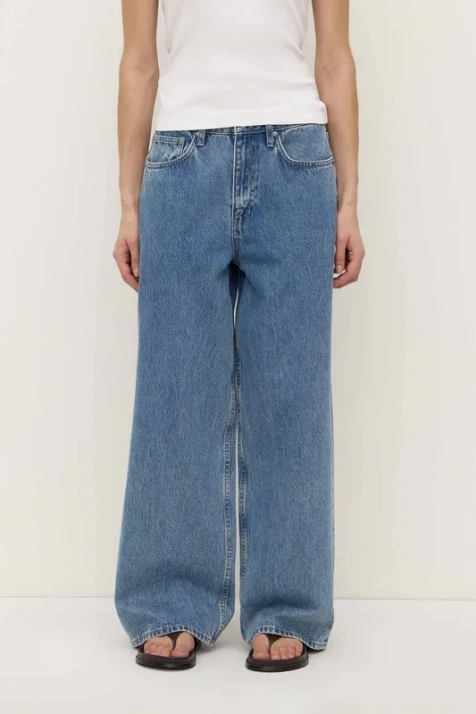 Dark Stone Relaxed Boyfriend Jeans