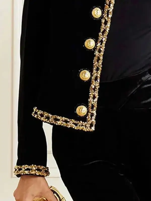 Button Front Jacket Streetwear