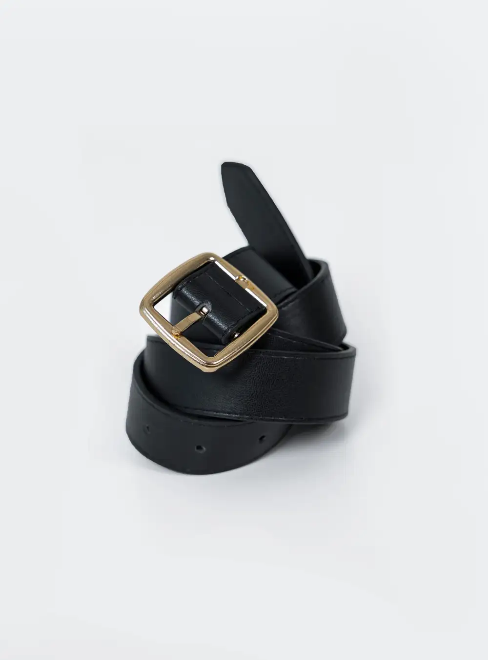 Buckle Faux Leather Heritage Belt
