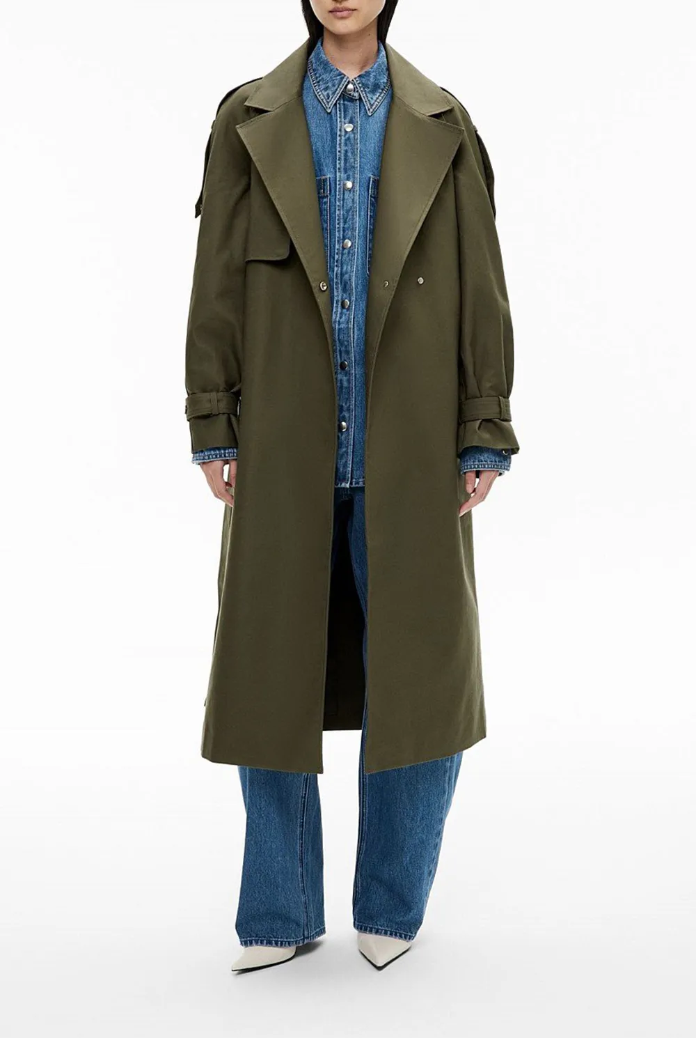 Simple Front-Buttoned Windbreaker