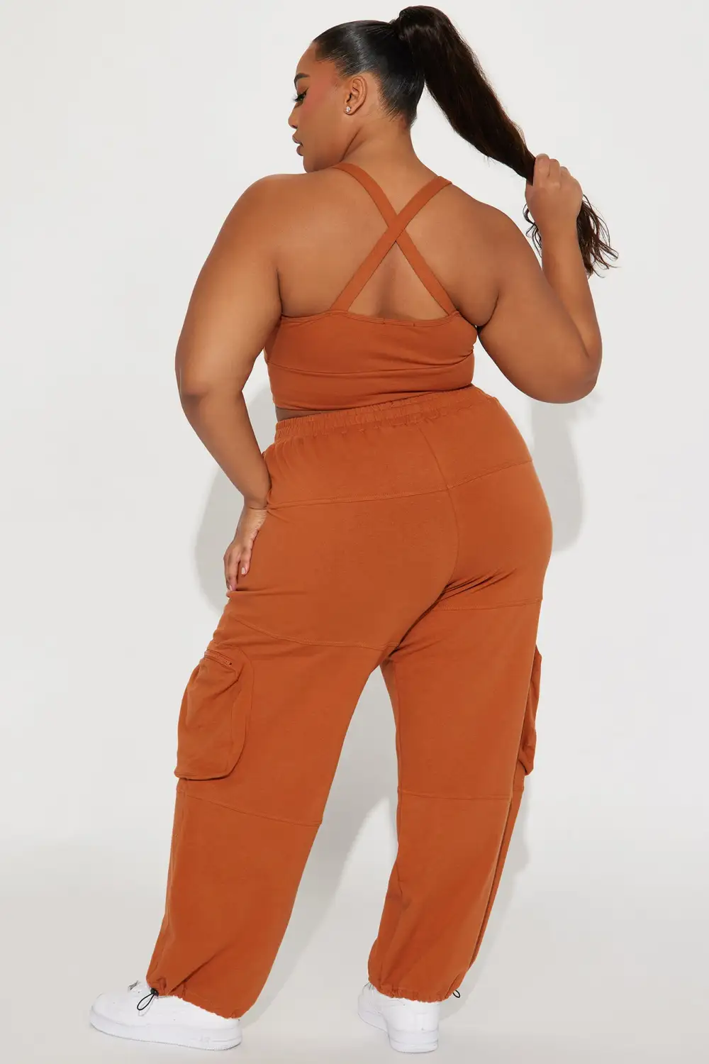 Gone Again Jogger Set  - Terracotta