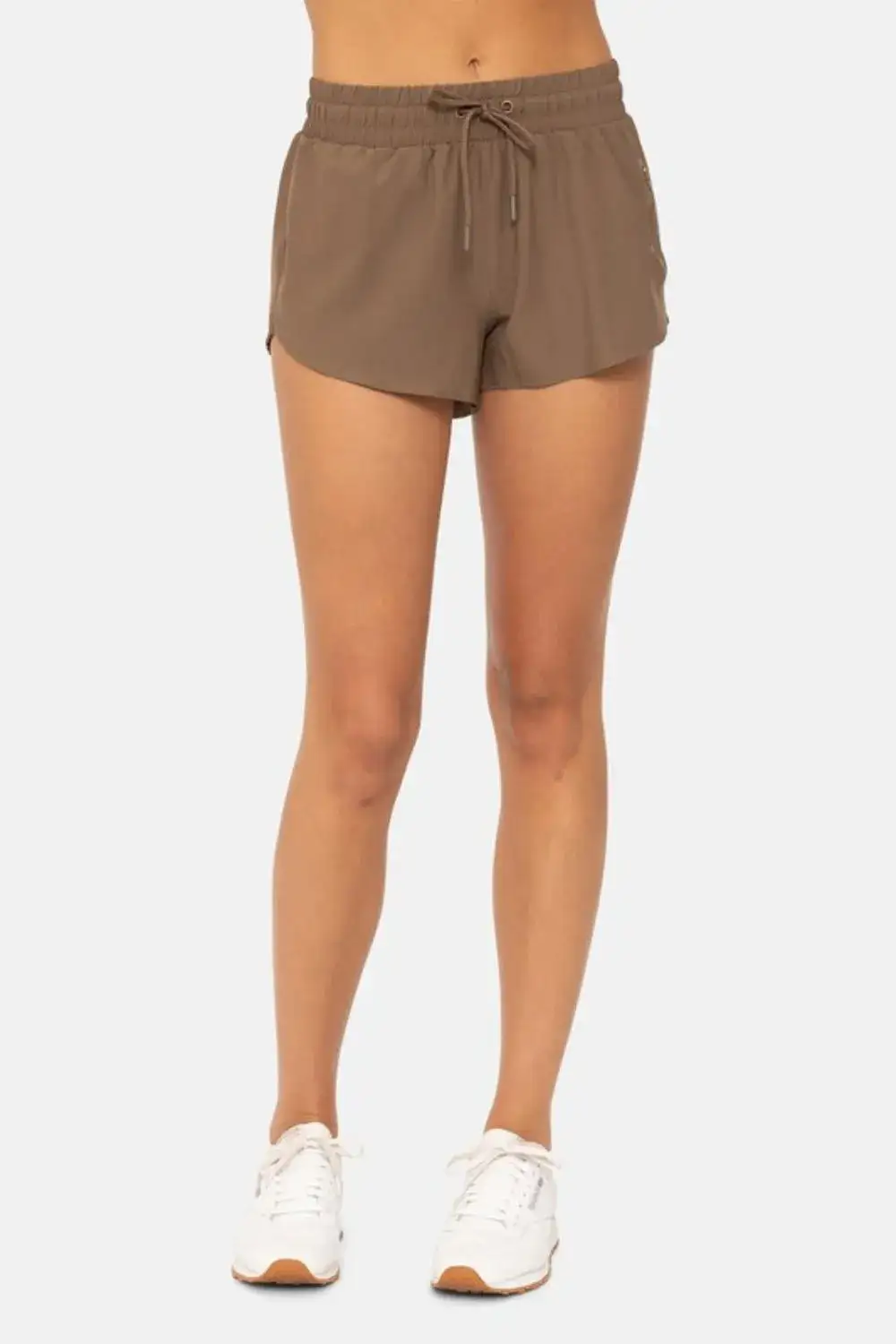 Easygoing Drawcord Mini Shorts